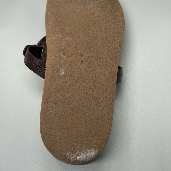 Tory Burch Miller Cloud Sandals Size 7 Brown - Picture 15 of 16